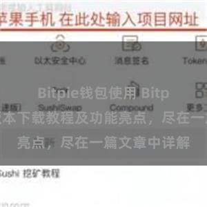 Bitpie钱包使用 Bitpie钱包最新版本下载教程及功能亮点，尽在一篇文章中详解