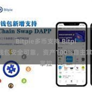 Bitpie多币支持 Bitpie钱包安全可靠，资产100%自主掌控