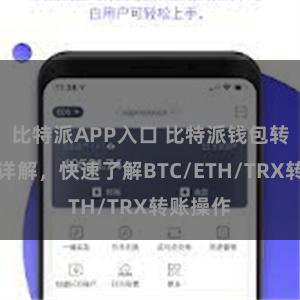 比特派APP入口 比特派钱包转账教程详解，快速了解BTC/ETH/TRX转账操作