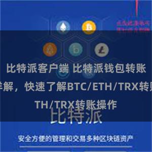 比特派客户端 比特派钱包转账教程详解，快速了解BTC/ETH/TRX转账操作