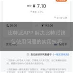 比特派APP 解决比特派钱包使用问题的实用技巧