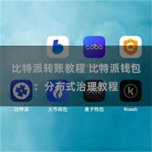 比特派转账教程 比特派钱包：分布式治理教程