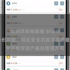 比特派转账教程 Bitpie APP一键备份功能，轻松安全的数字资产备份管理方案