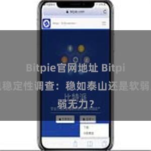 Bitpie官网地址 Bitpie钱包稳定性调查：稳如泰山还是软弱无力？